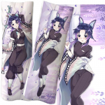 Anime Demon Slayer Kochou Shinobu figuur v&otilde;rdse keha kallistatav kehapadi padjap&uuml;&uuml;r kahepoolne 3D-tr&uuml;kk DIY kahem&otilde;&otilde;tmeline seksikas kingitus 50x150cm pillowcase