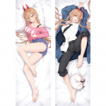 Anime Makima Dakimakura Viska Padjap&uuml;&uuml;r Cosplay Kost&uuml;&uuml;mid Kingitused Virsikunahast Joonisj&otilde;u Padjap&uuml;&uuml;r Voodipesu King Padjap&uuml;&uuml;rid A 40x120cm Peachskin