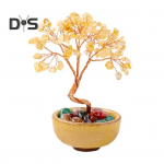 K&auml;sitsi valmistatud kristallipuu tervendav kristalli kaunistus kodusisustus lauaarvuti potikristallpuu &otilde;nne jaoks Positiivne energia rikkus Reiki tervendav roheline