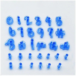 DIY suur- ja v&auml;iket&auml;hed T&auml;hestiku t&auml;hed numbrid reljeefvorm k&uuml;psisel&otilde;ikur Fondant t&ouml;&ouml;riistakomplekt k&uuml;psisel&otilde;ikuri kookide kaunistamise t&ouml;&ouml;riistad