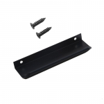 Moodne valge pikk kapp n&auml;htamatud k&auml;epidemed alumiiniumsulamist 80-150 mm peidetud kapp t&otilde;mbab sahtlinupud kapiukse riistvara 80mm