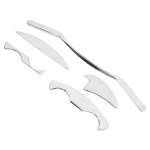 5pcs set Stainless Steel Gua Sha Scraping Plate Body Muscle Relax Massage Tools Kit