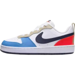 Nike Court Borough Low Recraft GS Valge Tunder Sinine Hele Punane Laste Tennised Sinine-Beyond DV5456-124 37.5