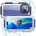 Veekindel &uuml;mbris iPhone 13Pro814Pro/15Pro jaoks, p&otilde;rutuskindel, tolmukindel, viimase p&otilde;lvkonna sport, veekindel, rattas&otilde;idu telefoni&uuml;mbris, suusatamine 1pcs