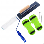 Plastering Trowel Concrete Finishing with Wood Handle 5 mm Sawtooth Flooring Tool