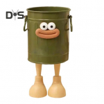 Koomiksipliiatsihoidja, &uuml;mmargune vertikaalne pliiatsihoidja kontorisse, koduseks &otilde;ppimiseks, lauaarvuti tarvikute hoiukorraldaja pliiatsitele, kustukummidele ja v&auml;rvipliiatsitele roheline