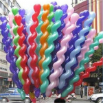 Pulmatarvikud 10 tk spiraalne laste &otilde;hupall 10 pcs