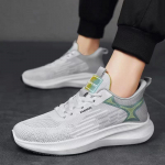 2024 Kevad Mugavad Mitmek&uuml;lgsed Tossud Meeste Uued Korea V&otilde;rgust Hingavad Spordi Meeste Vabaaja Jooksujalatsid Zapatillas De Hombre 45 helehall v&auml;rv