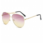 Top Bar Fashion p&auml;ikeseprillid naistele Meeste gradientklaasidega prillid Metallraamiga Aviator prillid rannas&otilde;iduks, Uv400