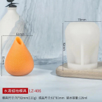 Veetilgad Silikoonist K&uuml;&uuml;nlavorm DIY Loominguline Geomeetria K&uuml;&uuml;nlavalmistamine K&auml;sitsi Valmistatud Seep Vaik Savivorm Kingitused Kunst K&auml;sit&ouml;&ouml; Kodu Dekoratsioon helehall v&auml;rv