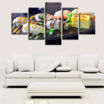 Decor HD Prindipildid Maalimine Seinakunsti plakat 5 t&uuml;ki maitsev sushitoit Moodne l&otilde;uend elutoaraam Kodukaunistus Ilma raamita 20x35cm*2 20x45cm*2 20x55cm*1