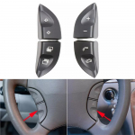 1 paar Rooliratta juhtnuppude l&uuml;liti kate must Mercedes W220 W215 2208210679 jaoks
