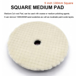 Auto automaatne pehme villane poleerimine poleerimispuhverpadi autode kriimustuste eemaldamiseks