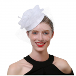 Naiste t&uuml;drukute v&otilde;rguk&uuml;bar, kokteilipeo peapael, peakattega pulmam&uuml;ts One Size sinine