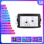 Ossuret Intelligent 7862 2din Android Autoraadio Dacia Logan Dokker Duster Sandero Lodgy Renault Captur Symbor Duster Lada Xray 2 Multimeedia GPS-i jaoks S8 8Core 8G 128G AI