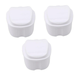 Apple Shape hambaproteeside vannikarbi &uuml;mbris Hambaravi valehammaste hoiukarp koos rippuva v&otilde;rgukonteineriga 3pcs