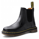 k&otilde;rged mustad Martin saapad, uued suure suurusega moekad pehmest nahast saapad, v&auml;lisriiete varrukaga trendikad vabaajajalatsid 35