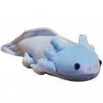 45cm Kawaii Mehhiko Aksolotl Loomade Nukud Pehmed T&auml;idetud Pl&uuml;&uuml;&scaron;loomade M&auml;nguasjad Armsad Aksolotli T&auml;idetud Pl&uuml;&uuml;sm&auml;nguasi Pikk Padi Padi sinine
