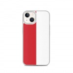 Coque iPhone &ndash; PIXELFORMA &ndash; Drapeau de Monaco &ndash; Silikoonist supp &ndash; Design fin et l&eacute;ger &ndash; iPhone 13