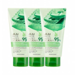 THE FACE SHOP Fresh Jeju Aloe Soothing Gel, 300ml &times; 3