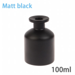 100 ml l&otilde;hnaaine t&uuml;hjad pudelid saab kasutada rotangist pulgadega &otilde;hu puhastamiseks aroomidifuuseri komplekt eeterliku &otilde;li pudelid ruumi kontori jaoks Matt black