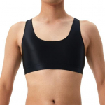 Meeste seksikad l&auml;ikivad siidised vestid O-kaelusega varrukateta Racerback-tankitopsid, &uuml;hev&auml;rvilised k&otilde;hnad sileda pinnaga topid L