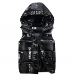 S&uuml;gis Talv Laste Vest Poiss Veekindel Noorem Poiss Varrukateta Jakk Laps Teismeline T&uuml;drukud Vest 150cm must