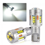 Mixsuper T16 LED tagatuli, Plahvatuslik valgus, Uus s&otilde;iduki &uuml;levaatuse standard, Vask, Alumiinium, 6000K, T16 / T15 / W16W valge