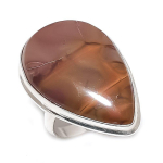 Natural Noreena Jasper Gemstone 925 Sterling Silver Jewelry Ring Size 7 l8d52