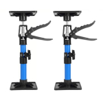 2 tk kapitugevardad K&auml;etugi Teleskoopiline teraspost Reguleeritav Kiirtoestus Short 2pcs sinine