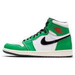 Air Jordan 1 Retro High OG Lucky Green Naiste Tossud Valge Purje Must DB4612-300 36