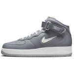 Nike Air Force 1 Mid Jewel QS NYC - Jahe Hall Unisex Tossud Valge Metallik-H&otilde;be DH5622-001 38.5 gray