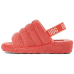UGG Fluff Yeah Kangast Kerged Mugavad Karvased Sandaalid Naiste Sandaalid Virsikuroosa 1127116-PBLSS 38