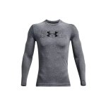 Under Armour &Uuml;mara kaelusega treening spordi pikkade varrukatega kompressioonpluus meestele topid hall 1369728-012 M