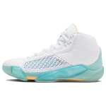 Guo Ailun x Air Jordan 38 PF Valge L&auml;bipaistev Jadesinine Meeste Tossud J&auml;&auml;-Jadesinine P&auml;ikesekell FD0585-100 44.5
