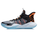Li Ning Storm 2021 Kangast S&uuml;nteetilisest Nahast TPU L&ouml;&ouml;gisummutusega Libisemisvastased Kulumiskindlad Hingavad Toetavad Keskmise K&otilde;rgusega Korvpallijalatsid ABFR007-2 40⅓ black