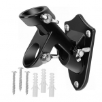 Lipumasti hoidik seinakinnituse lipuvarda kronstein 2 asendis alumiiniumsulamist lipumasti kinnitus 1-tollise l&auml;bim&otilde;&otilde;duga lipumasti jaoks, v&auml;liveranda sisekujundus