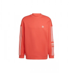 Adidas Originals Spordiklassikaline &Uuml;mmarguse Kaelusega Pusa Hingav Pika Varrukaga Dressipluus Unisex dressipluus Oranž HC1996 XL