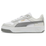 Puma Carina Street Nahast Moodsad Vabaaja Vastupidavad Madalad Tennised Naiste toss Valge Hall 389390-20 35.5