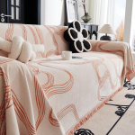 &Scaron;enill Prantsuse diivani katter&auml;tik k&otilde;ikeh&otilde;lmav universaalne tolmukindel Four Seasons universaalne diivani seljatoe tekk 180*130cm