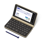 Casio Elektrooniline s&otilde;naraamat 160 Ex-word (XD-SX6510GD, Sisu, Kuldne) kuld
