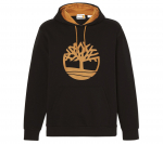 Timberland Tree Logo Hoodie - Herren Kapuzenpullover Schwarz TB0A626U-001 ORIGINAL XXL must