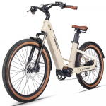 S&uuml;sinikkiust elektrijalgratas MIHOGO Air 26 750W mootor 2x48V 9.6AH topeltaku maksimaalne s&otilde;iduulatus 200km kandev&otilde;ime 120KG 48V 19.2AH (9.6+9.6) kollane