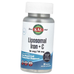 Liposoomne Raud ja C-vitamiin, Liposomal Iron + C, KAL 30kaps (36424080) 30vcaps