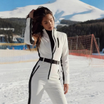 Kevadine moesuusakombinesoonide seeria ja soe kombinesoonikomplekt naistele M valge