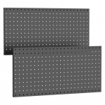 2-osaline roostekindel metallist pegboard seinapaneelide komplekt eelpuuritud aukudega seinale kinnitatavate t&ouml;&ouml;riistatarvikute korraldajate jaoks 1