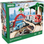 Brio World Circuit Plateforme Voyageurs - Coffret complet 42 pi&egrave;ces - Circuit de train en bois - Ravensburger - D&egrave;s 3 ans - 33512 puhas