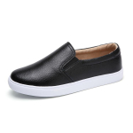 mood 2018 kevad ja s&uuml;gis naiste ehtsast nahast kingad uued madala tallaga kingad naiste vabaajajalatsid naiste tossud Zapatillas Mujer 8.5 must