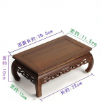 Retro puidust alusriiul akvaariumi, lillevaasi, bonsai aluse, kunstliku dekoori, aluse, ruudukujuliste k&auml;sit&ouml;&ouml;esemete, teekannu aluste jaoks, Natura