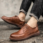 S&uuml;gise Uued Meeste Kingad Brogue Vabaaja Kingad Meeste Ehtne Nahast Kingad T&ouml;&ouml;saapad Business Casual Tossud 39